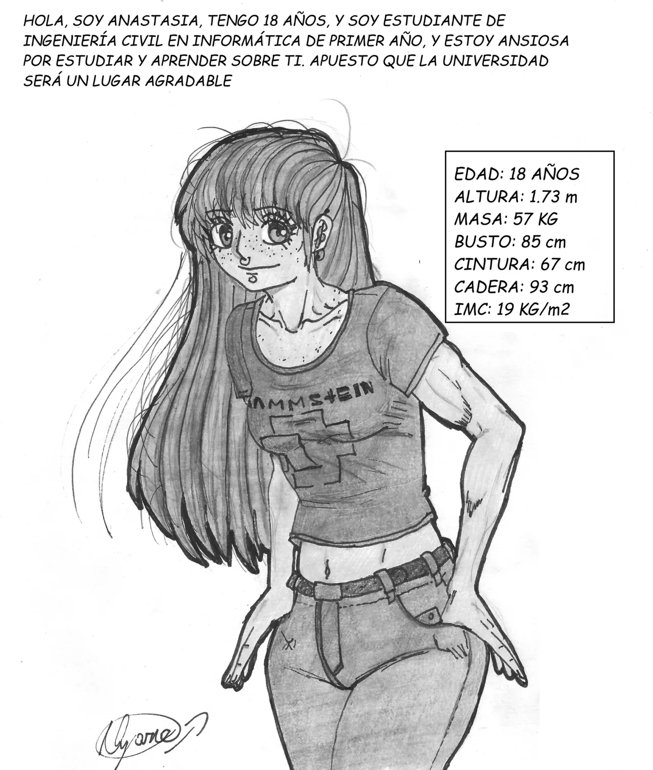ANASTASIA WEIGHT GAIN IN UNIVERSITY page 1 full
