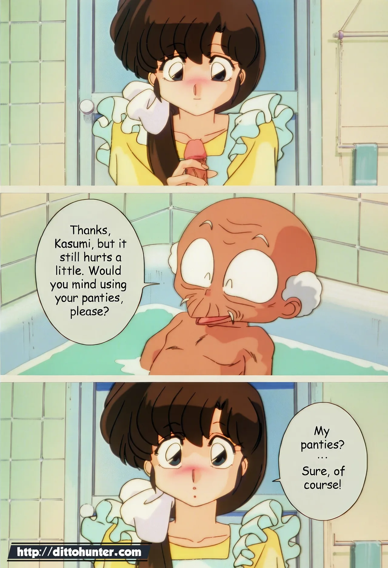 Kasumi Tendou & Happosai  Happosai's Secret Illness Cure! page 7 full