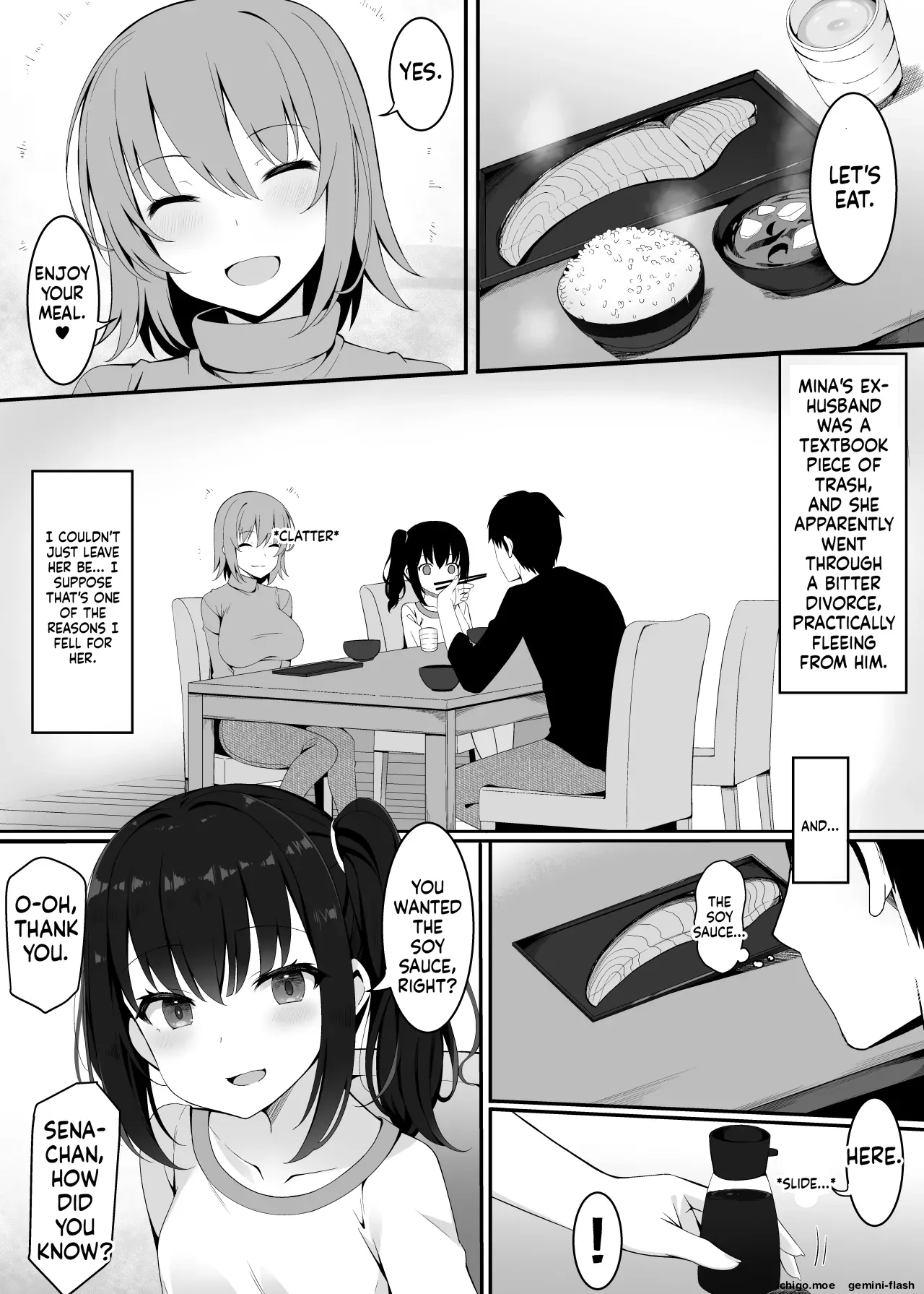Yome no Tsurego ni Otosareru Boku | I was Seduced by My Wife's Child from a Previous Marriage page 3 full