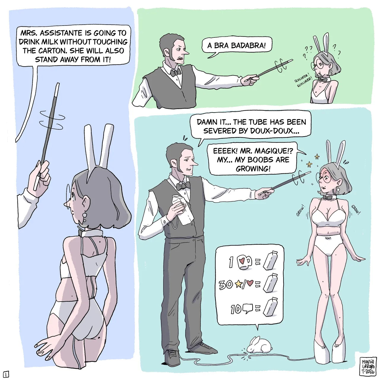 The magic trick + cosmic pandemic by monsieur robot page 1 full
