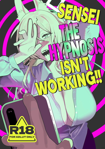 [Muchimuchitei (Hakujitsu Mamire)] Sensei, Saimin ga Kiitemasen!! | Sensei, The Hypnosis Isn't Working!! (Blue Archive) [English] [NudeSalad] [Digital] cover
