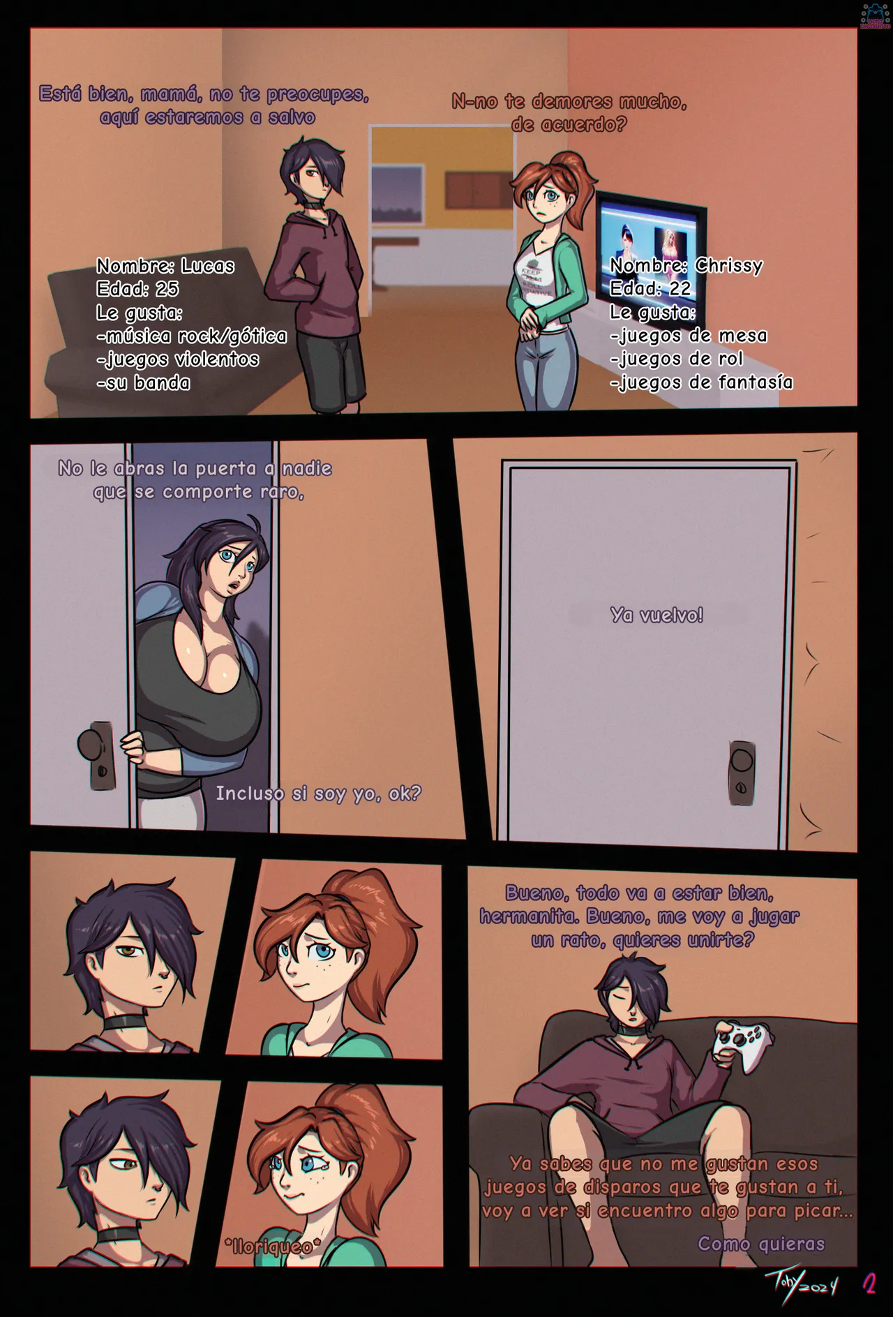 Night of the Shambling Bimbos page 2 full