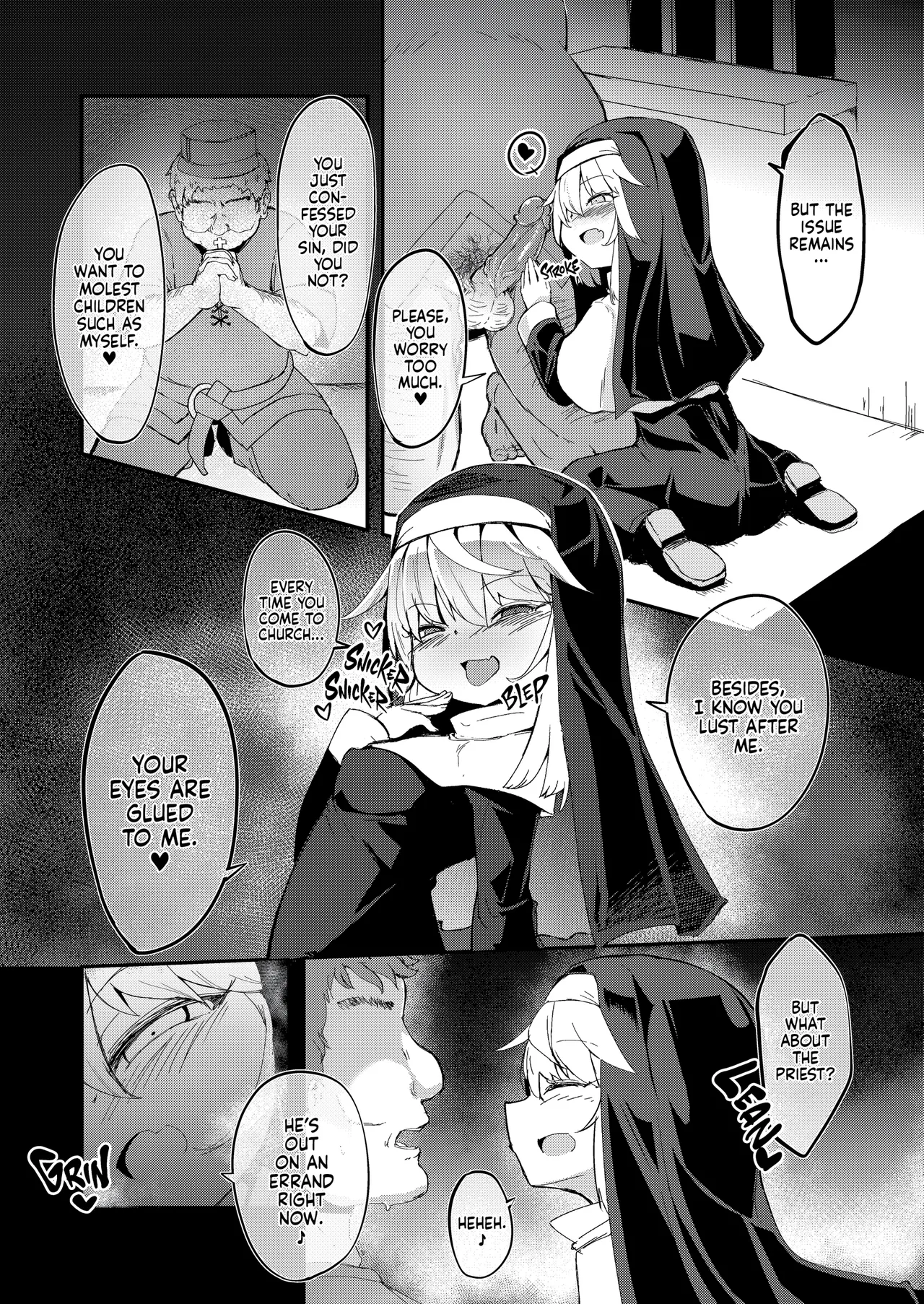 Zangeshitsu no Chiisana Ero Sister 1&2 | Naughty Little Nuns 1&2 page 3 full
