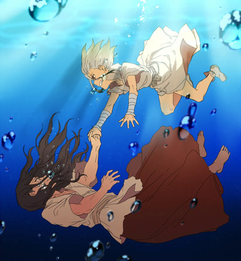 [C.G.] TsukaSen Log (Dr.STONE) cover