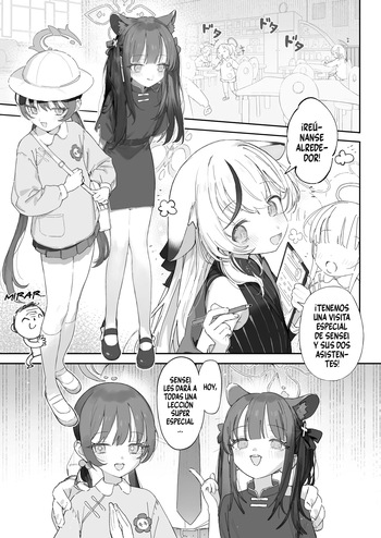 [PumpkinSpiceLatte] Plum Blossom Garden Comic (Blue Archive) [Spanish] [Rakuen Translations] cover