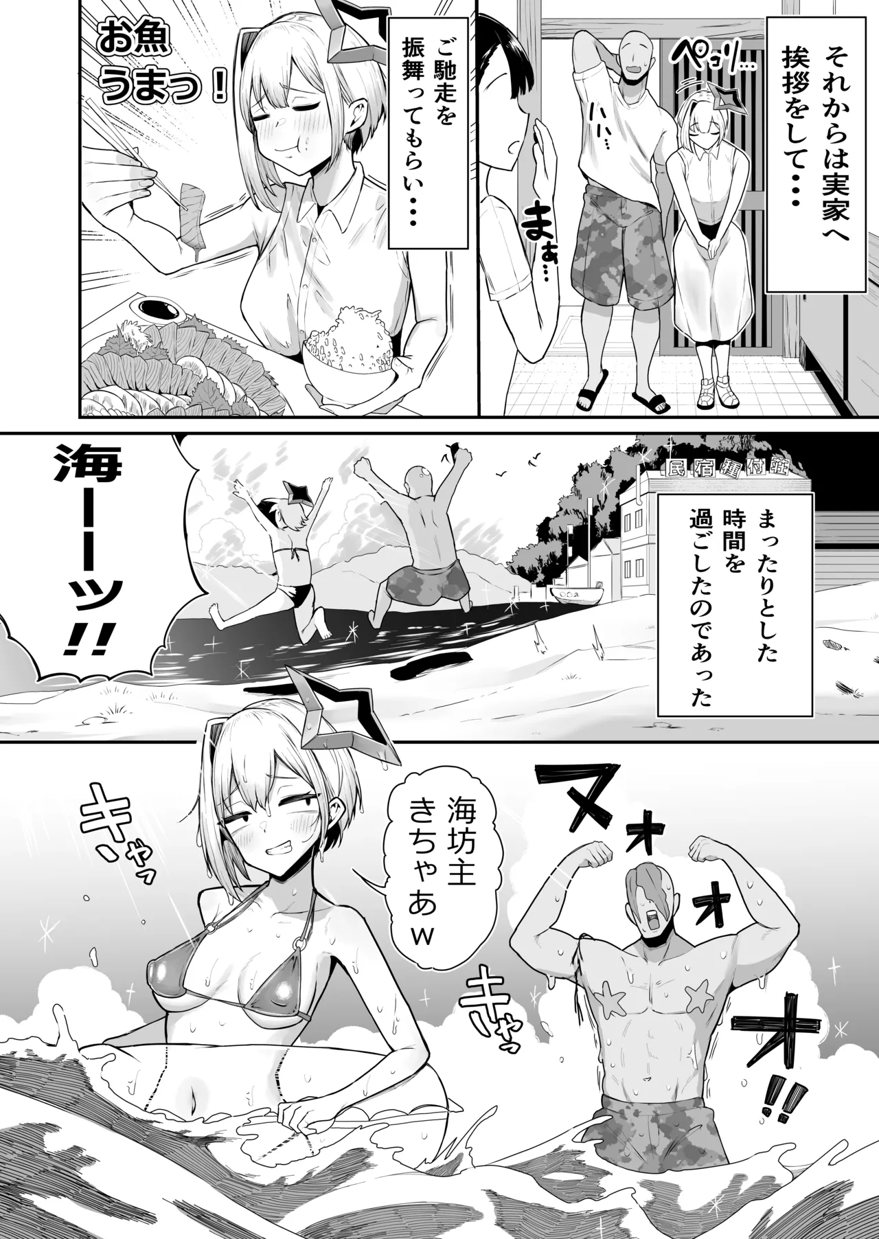 Zako Man Tenshi to Hamemakuri no Natsu ~Tenshi nanonii Ochimpo Hoshigachatte Gomennasaii~ page 3 full