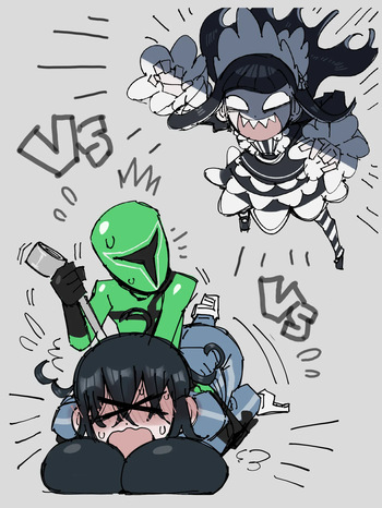 [Tabasuko] Green vs. Chijim-kun & Mureru-chan cover