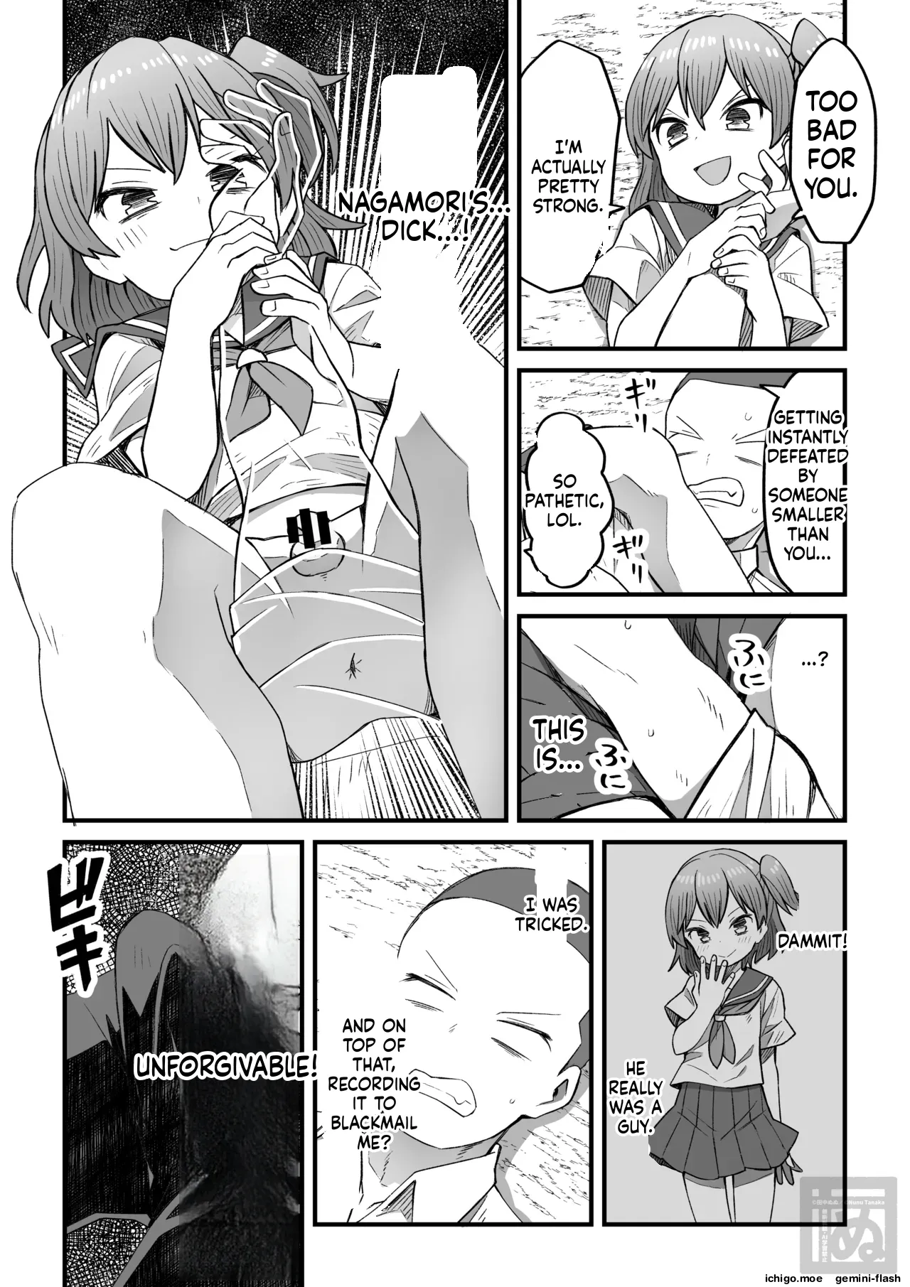 Namaiki na Otokonoko o Wakaraseru Hanashi Zenpen | A Story About Teaching a Sassy Cross-Dressing Boy a Lesson – Part 1 page 4 full