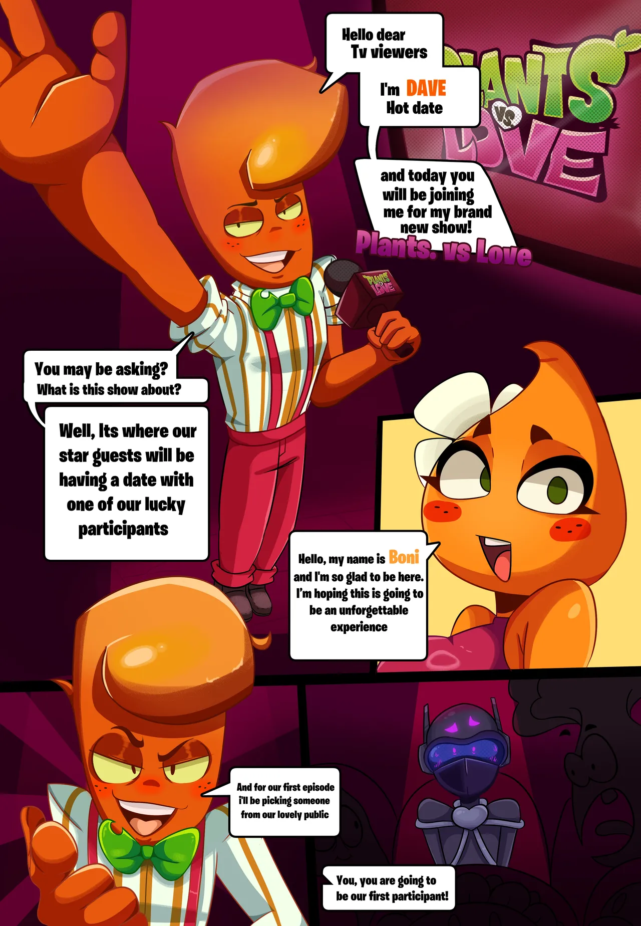 Plants vs Love page 1 full