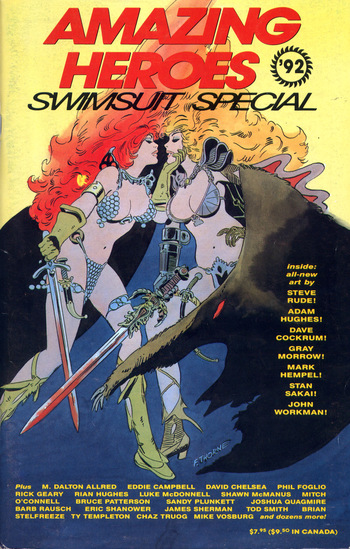 Amazing Heroes Swimsuit 1992 cover