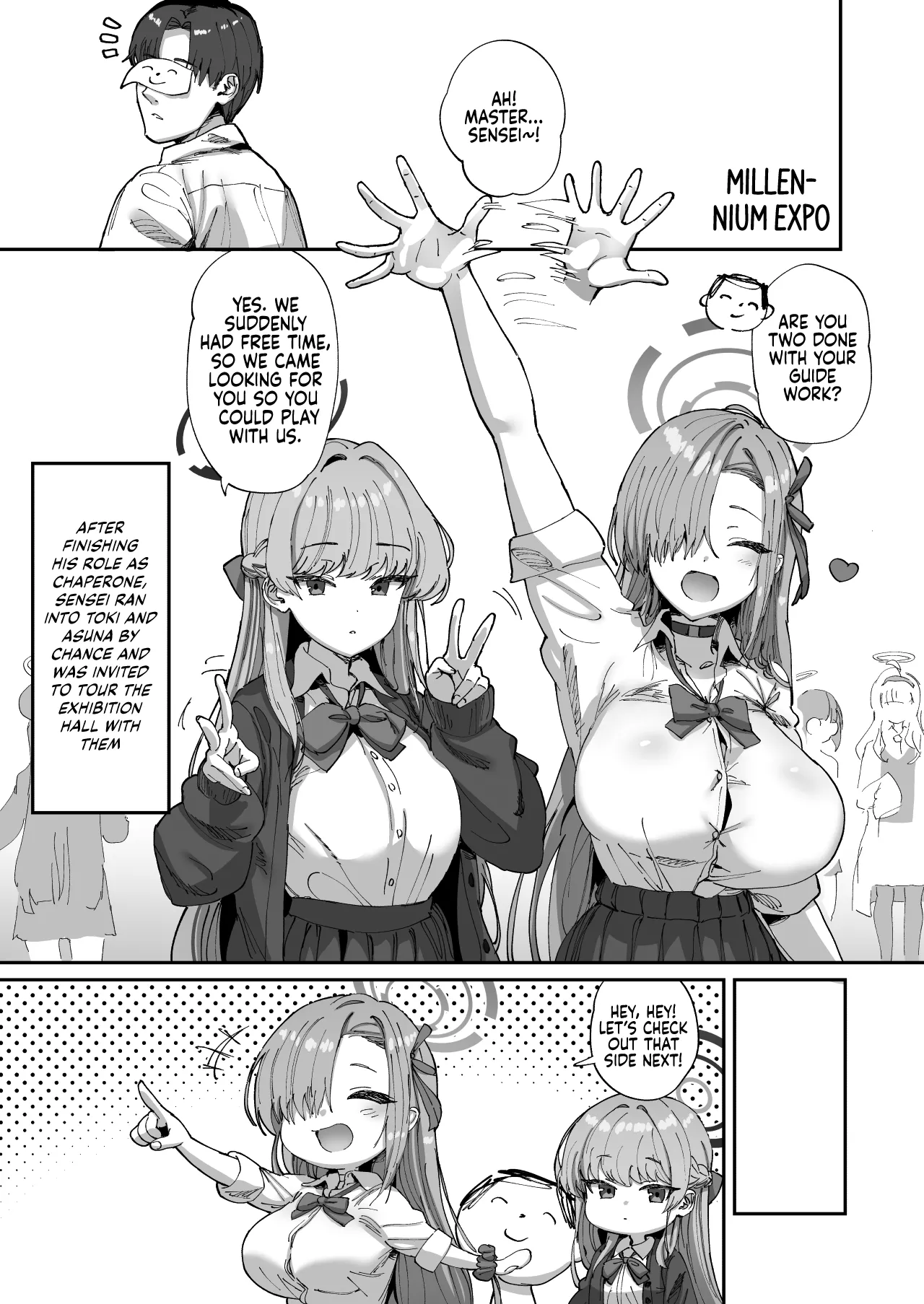 A Room You Can’t Leave Without Having Sex with Asuna & Toki page 2 full
