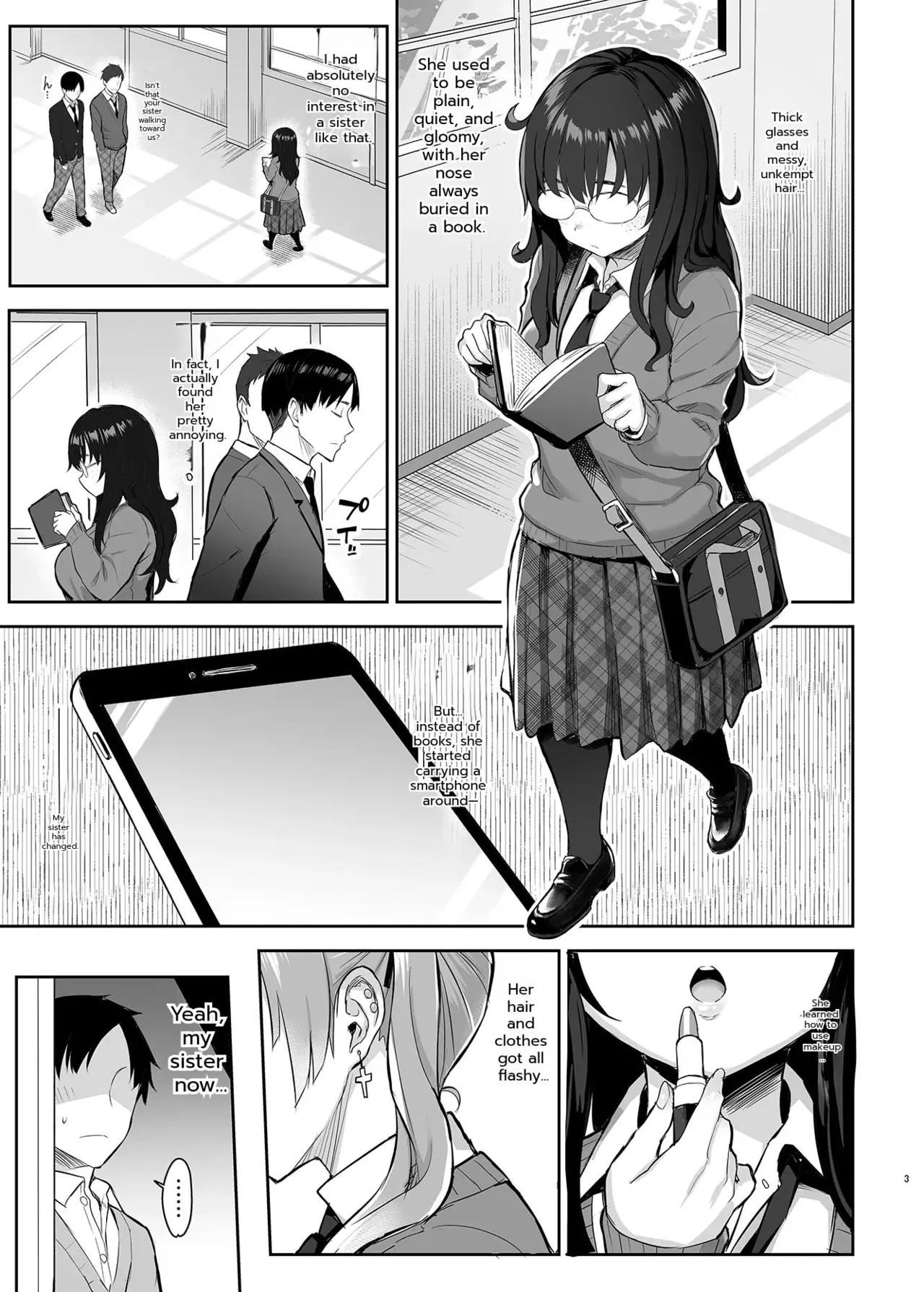 My Ex-Gloomy Big-Breasted Slutty Little Sister Is Way Too Lewd — Big Brother's Already...!! page 4 full