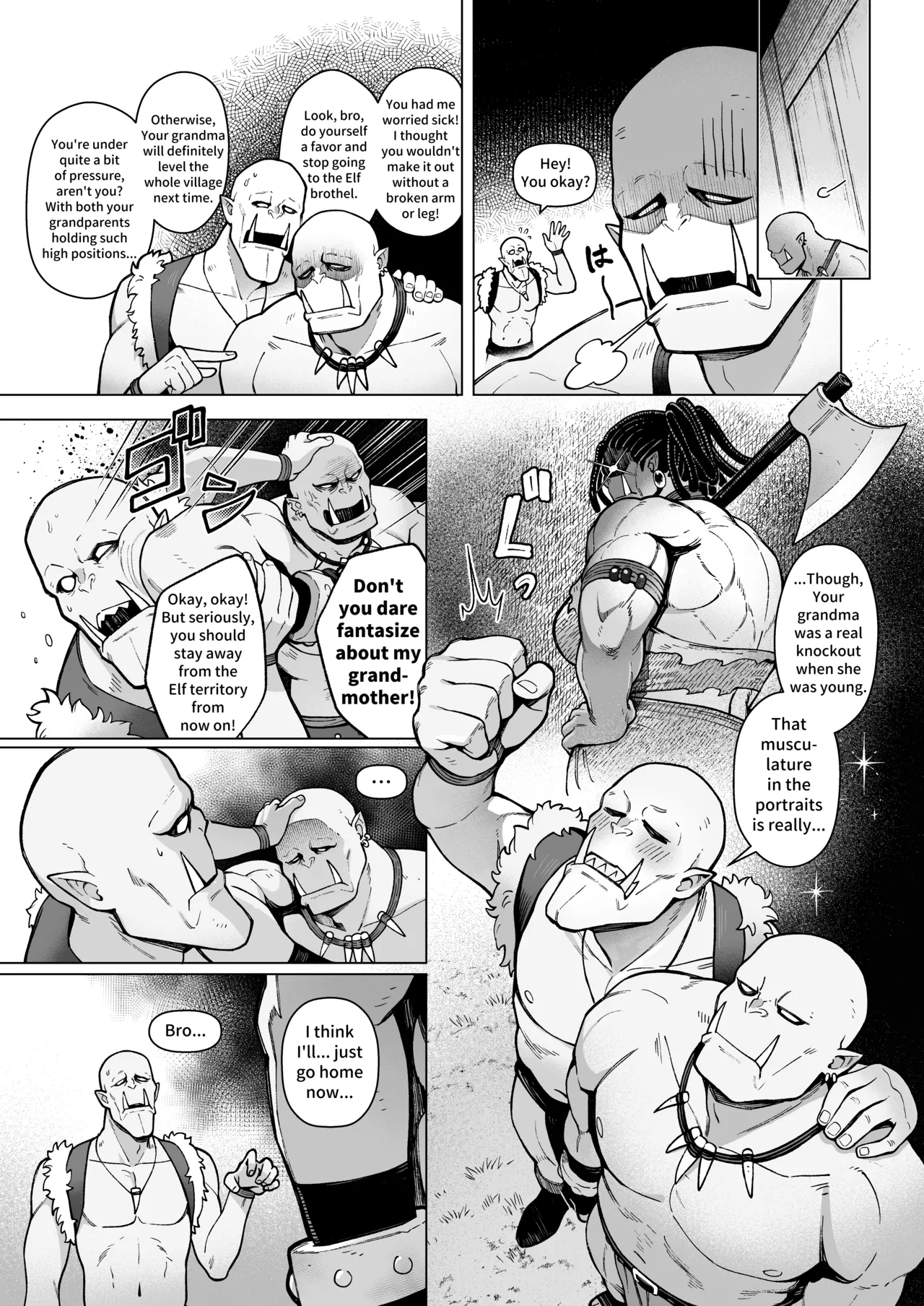 Elf Brothel Room No.3 Laycey ~A Virgin Orc Requested a Dark-Skinned Elf~ 2 page 11 full