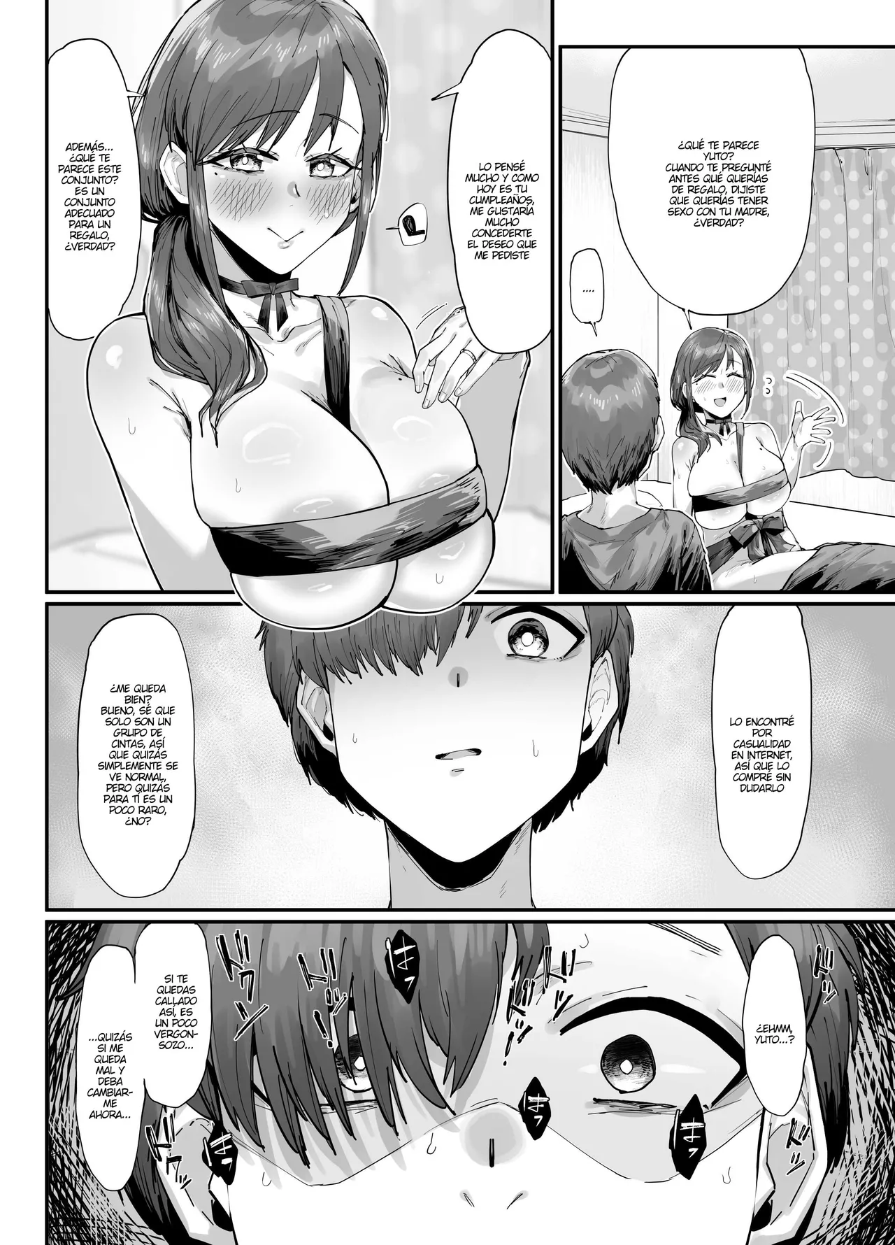 Tanjo hi Purezento wa haha to no noko nakobi page 9 full