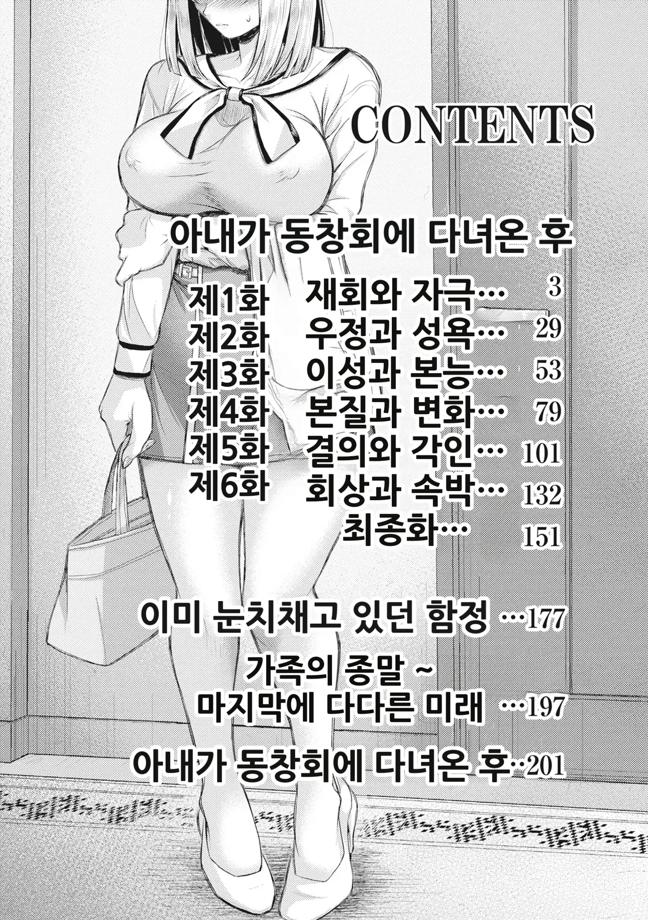 Tsuma o Dousoukai ni Ikasetara - After my wife went to a reunion... + Denshiban Tokuten | 아내가 동창회에 다녀온 후 + 전자판 특전 page 7 full