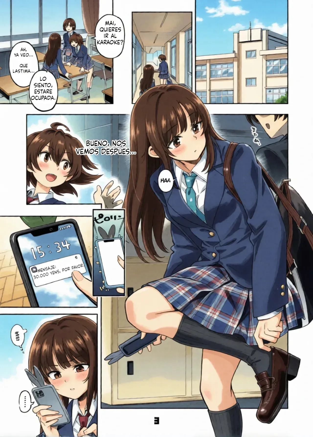 P-katsu Joshi Maita Sono Baai Episode 1｜El Caso de Mai, La Chica que se Vende con Sugar Daddies Episodio 1 page 2 full
