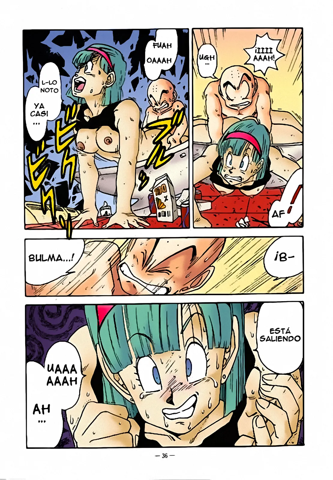 Aim at Planet Namek! Colorized / ¡En Camino al Planeta Namek! page 12 full