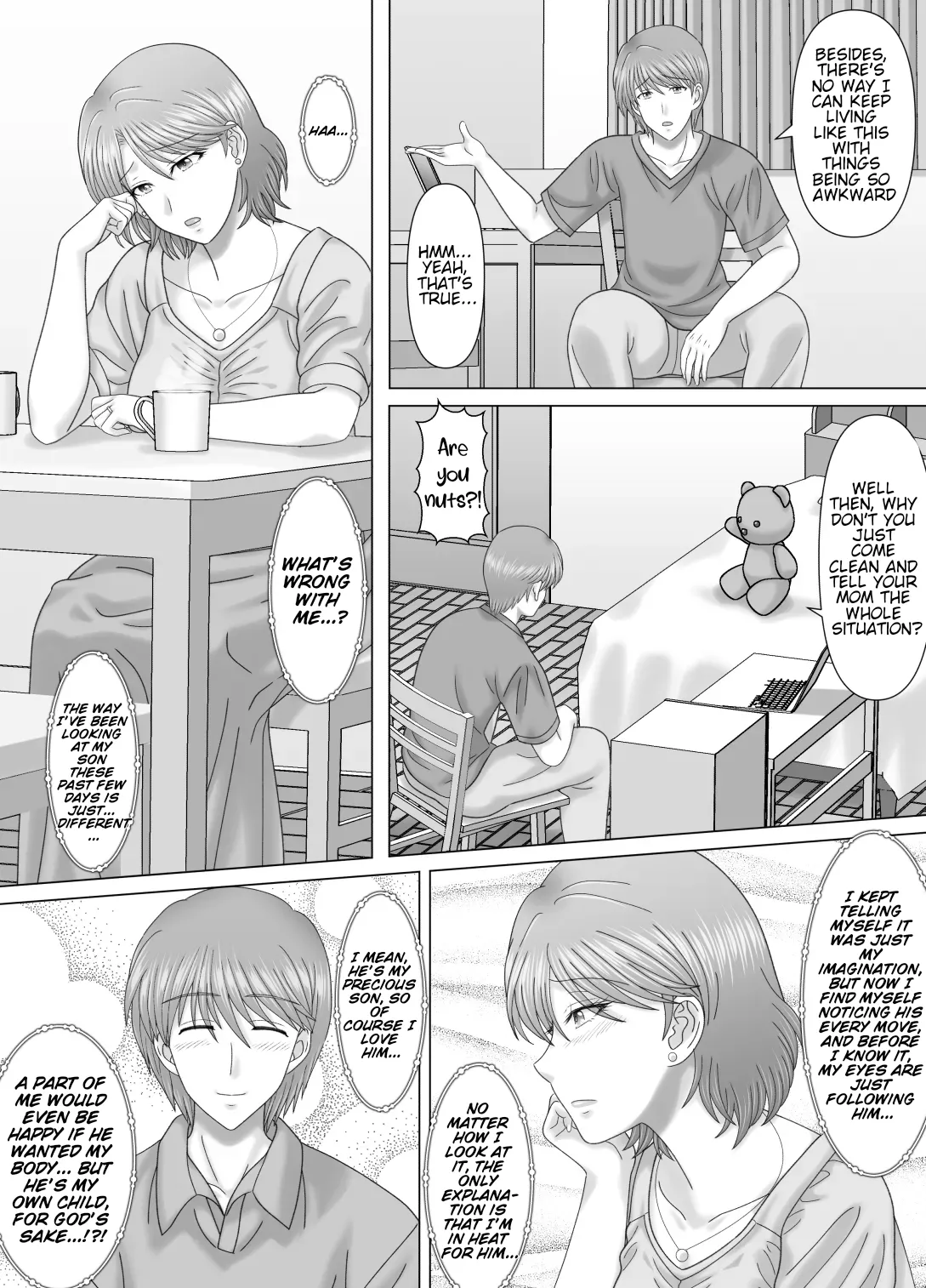 Haha to no Nuregoto | My dirty little secret with Mom. page 11 full