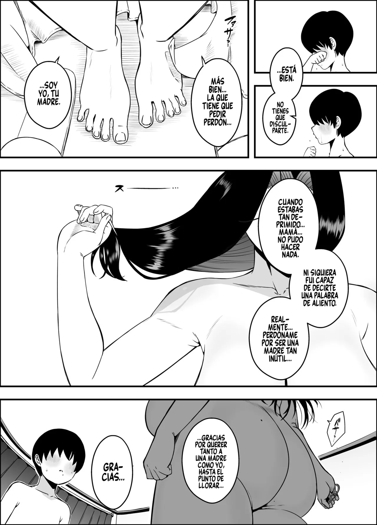Musuko no Okagede, SEX ga Daisuki ni Naremashita 1｜Gracias a Mi Hijo, Pude Llegar a Amar el Sexo Capítulo 1 page 12 full