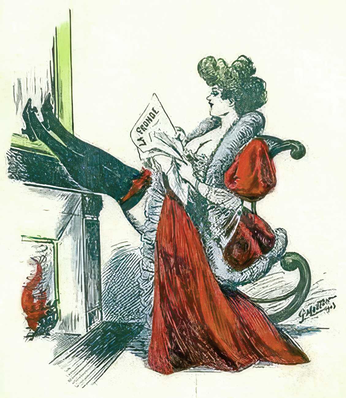 Georges Mouton - Aquarelles / Cartes érotiques page 2 full