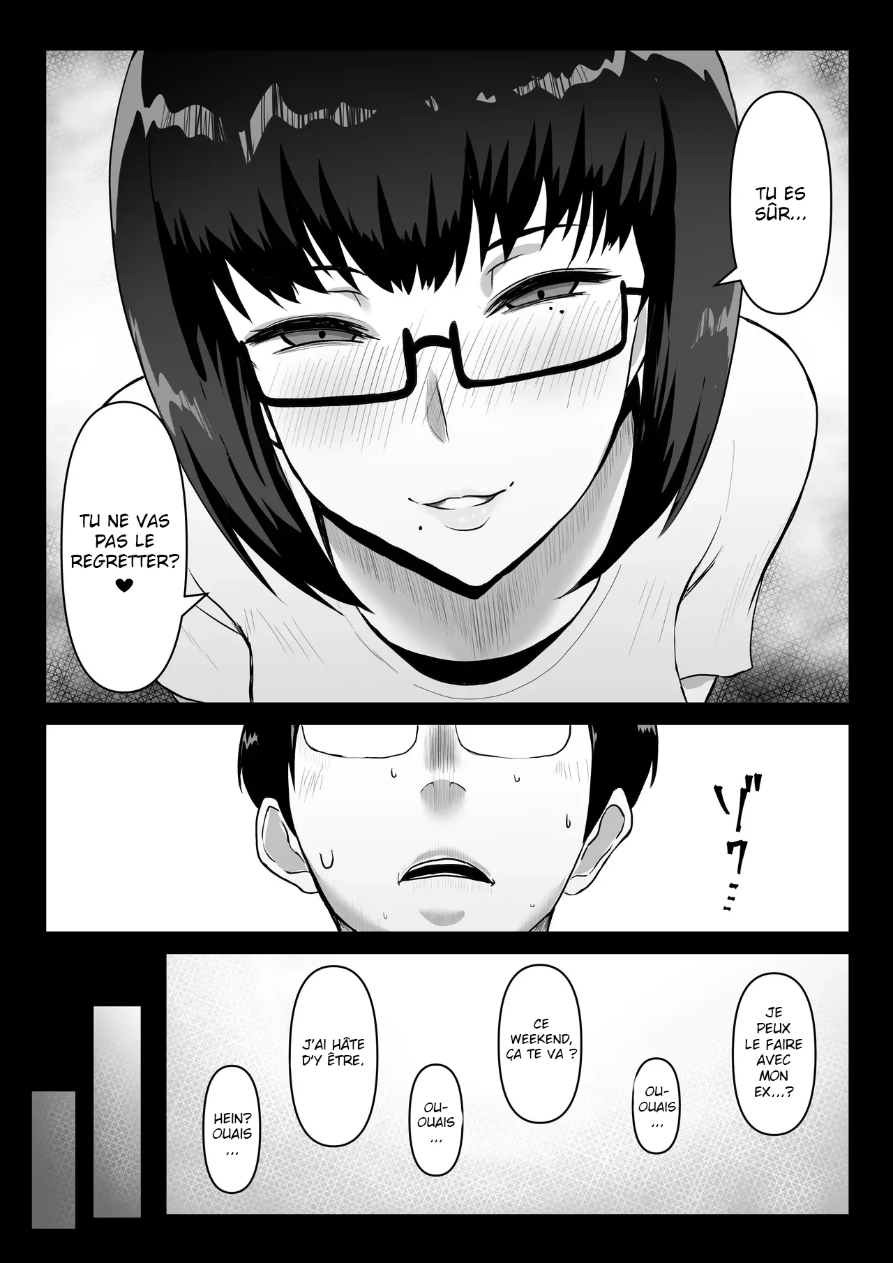 Kowakuteki na Kanojo wa "Netorase" ni Kyouryokuteki de Boku no Utsubokki Okori o Mite Emi o Ukaberu page 3 full