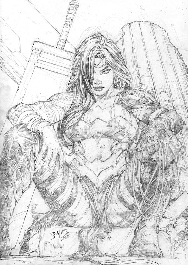 Ed Benes Original Art page 12 full