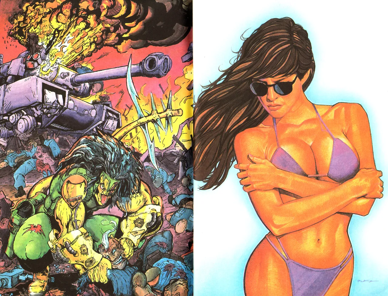Amazing Heroes Swimsuit 1994 page 3 full