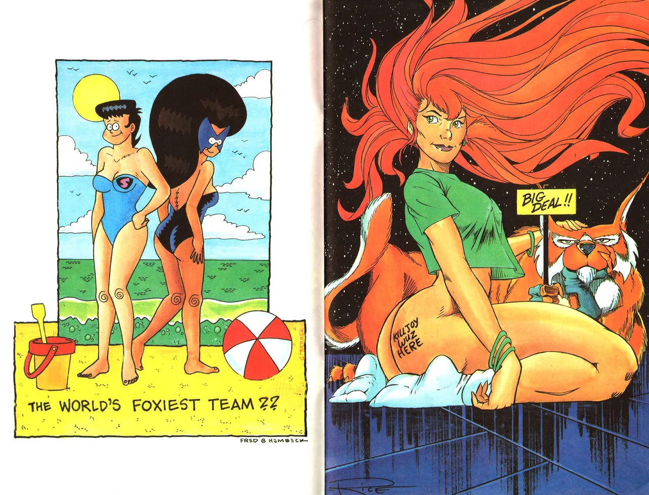 Amazing Heroes Swimsuit 1994 page 6 full