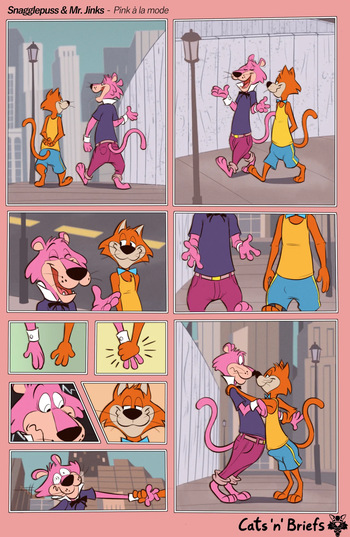[CatsnBriefs] Snagglepuss And Mr. Jinks - Pink Á La Mode (Ongoing) cover