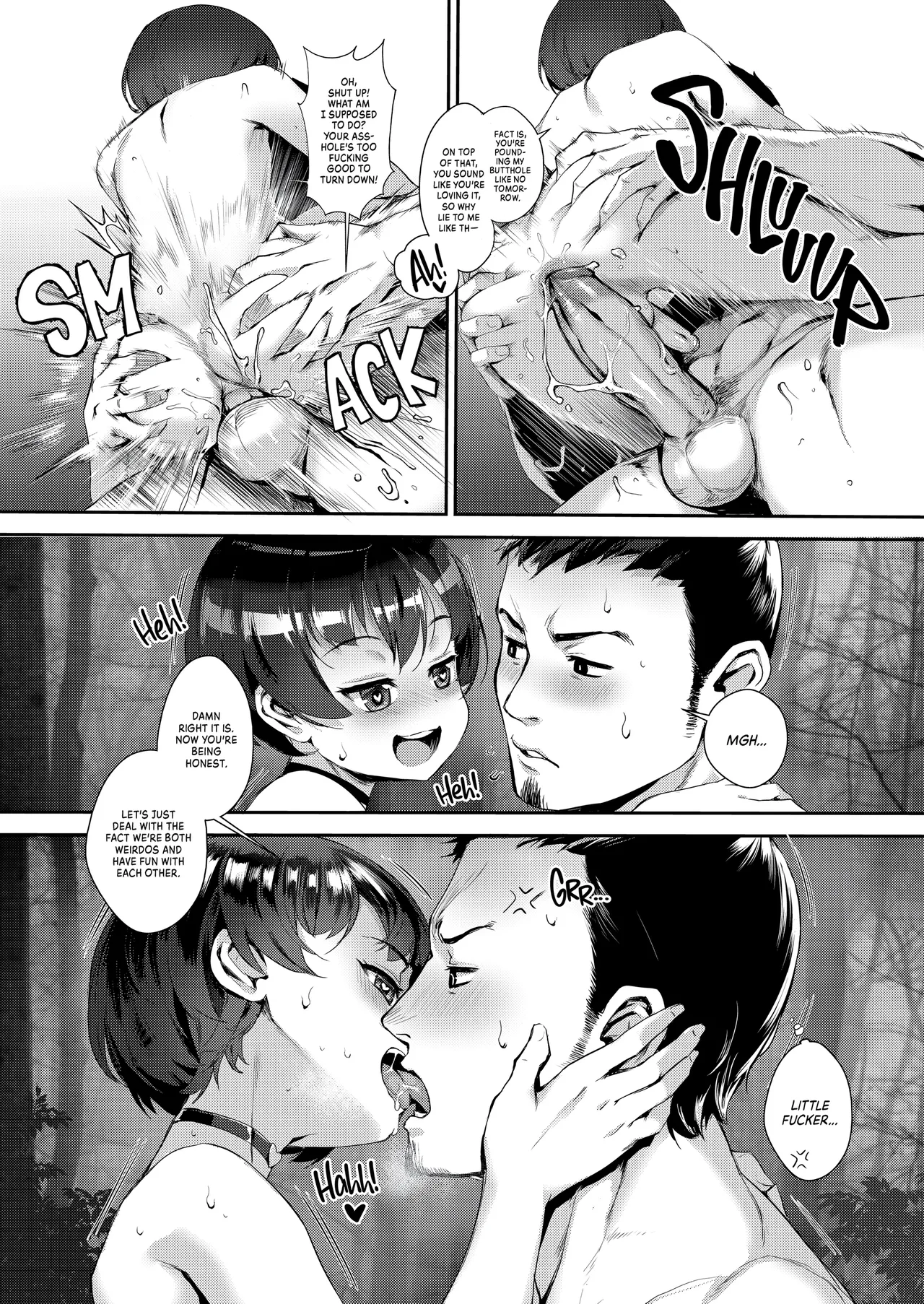 Inran Shounen "Nazo no Bitch Shota to Ossan no Monogatari" | Degenerates page 3 full