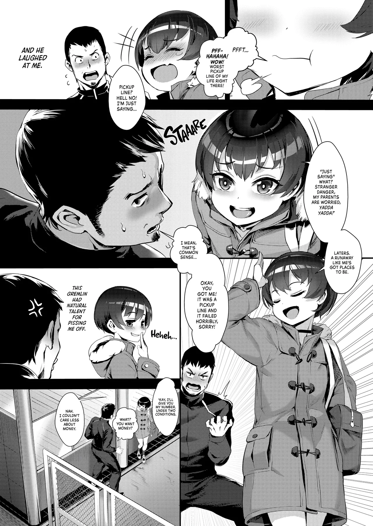 Inran Shounen "Nazo no Bitch Shota to Ossan no Monogatari" | Degenerates page 8 full