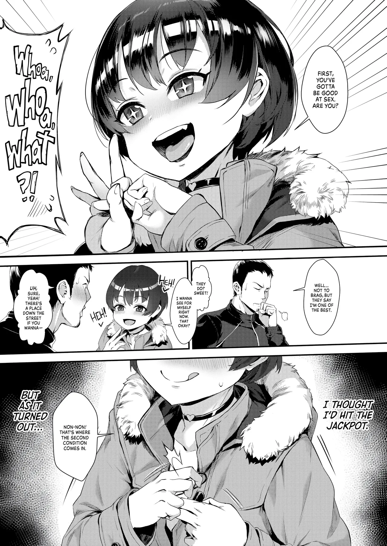 Inran Shounen "Nazo no Bitch Shota to Ossan no Monogatari" | Degenerates page 9 full