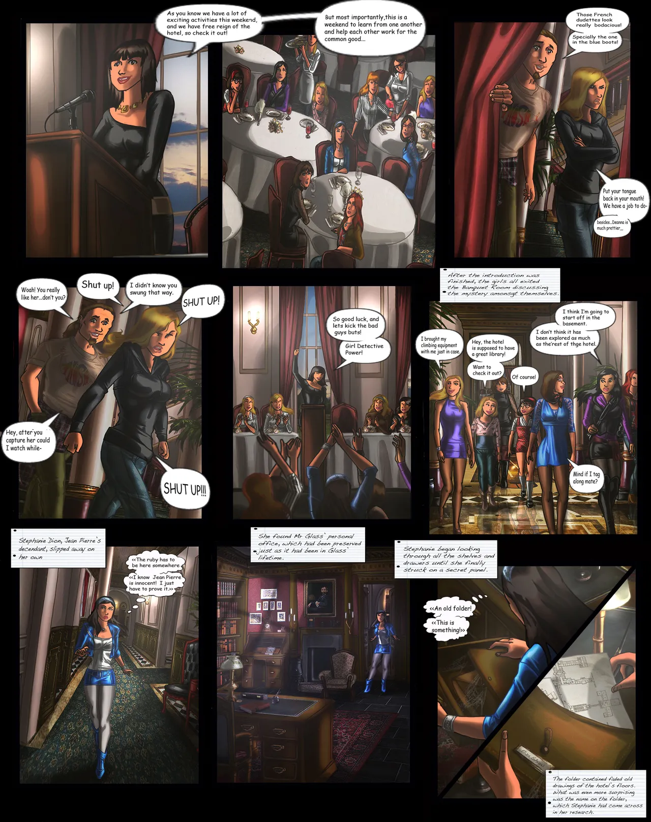 In the search for the Glass Ruby page 9 full