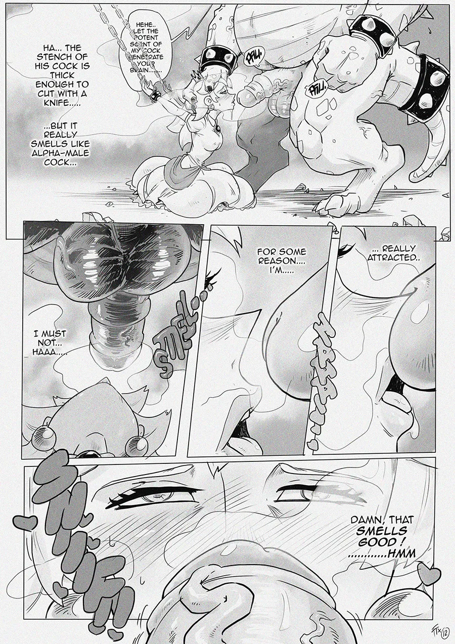 "PEACH FATE"  page01 - 11 by Futanarix page 12 full
