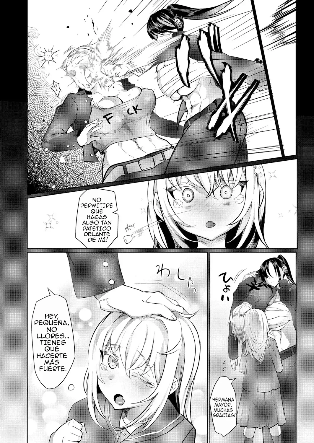 Futanari Bakukon Shinmai Kyoushi Ai to Honoo no Ero Niku Yankee Netsu Ketsu Shidou ~Muchi na Mesu Koso Seidai ni Ike~｜Guía Erótica de Amor de Carne Yankee Apasionada ~Las Hembras Ignorantes Deben Ser Folladas como es Debido~ page 4 full