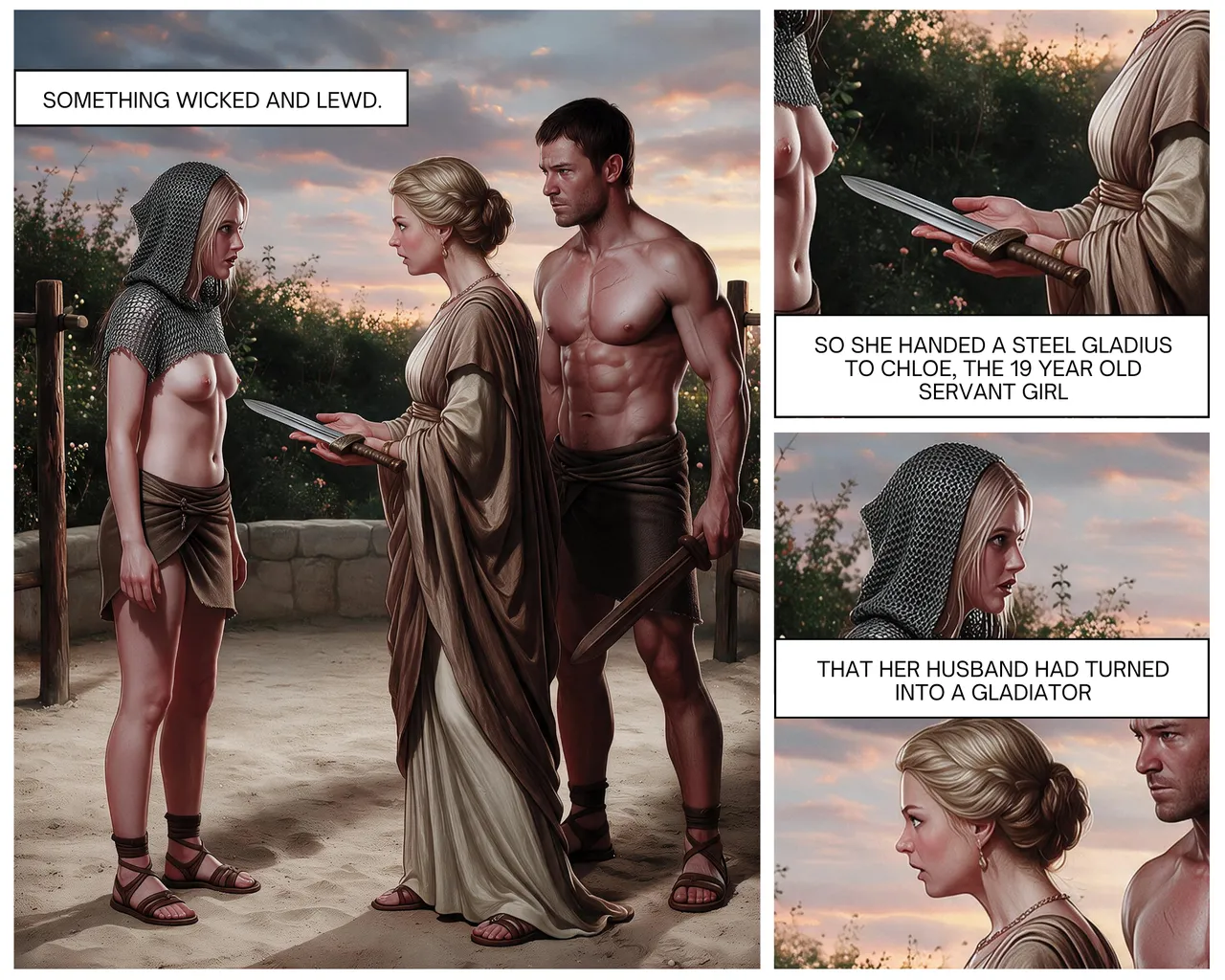 The Tale of Quintus Fabius - AI Generated - *Guro Warning* page 10 full