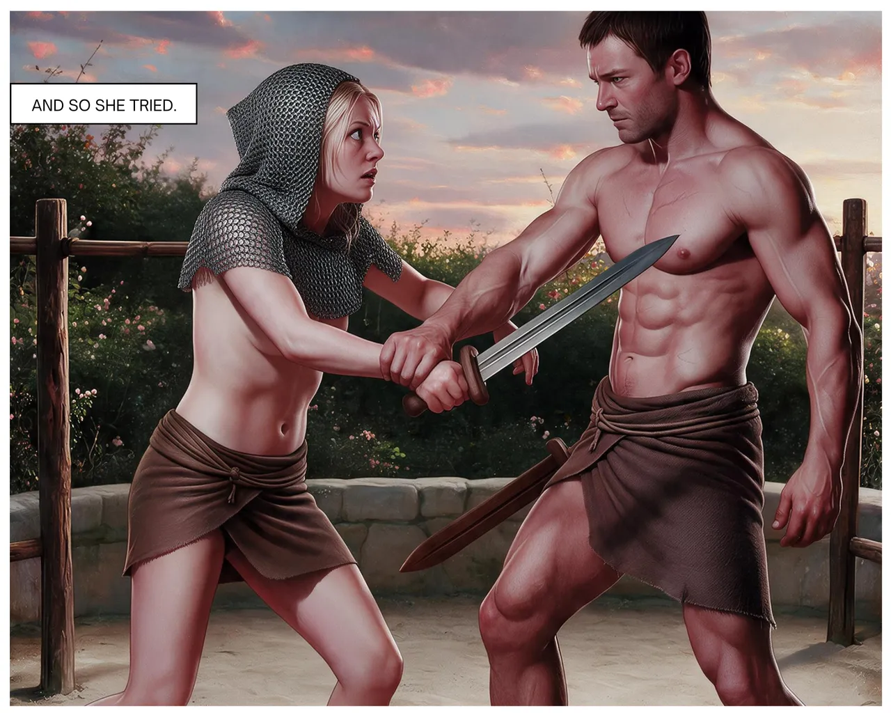 The Tale of Quintus Fabius - AI Generated - *Guro Warning* page 12 full