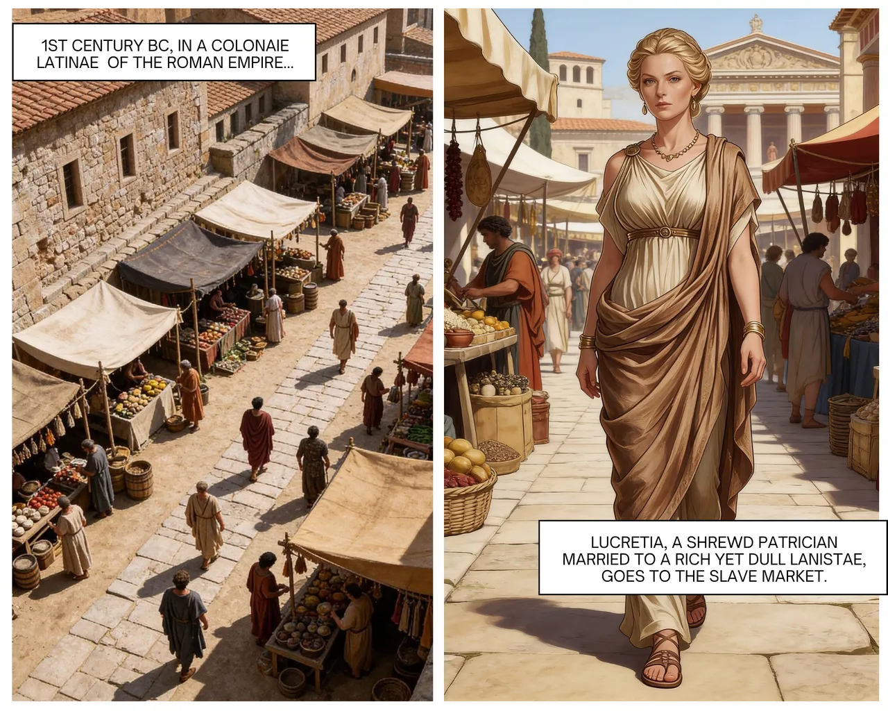 The Tale of Quintus Fabius - AI Generated - *Guro Warning* page 3 full