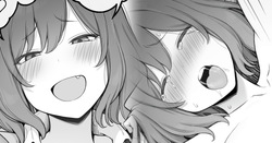 The bratty gyaru kohai who comes to my place every day while in heat - Russian translation