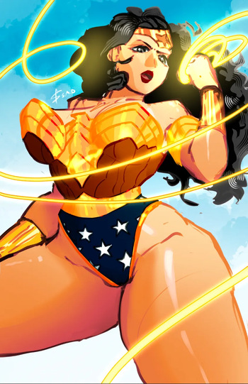 [StrayAfterDark] Wonder Woman comics cover