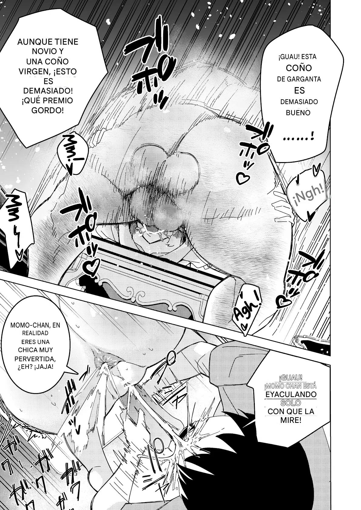 Saimin Appli de! ~Tsukiatte 3-kagetsu Hatsu Ecchi Mokuzen no Couple ni Ecchi no Shikata o Oshiete Mita~ Español page 12 full