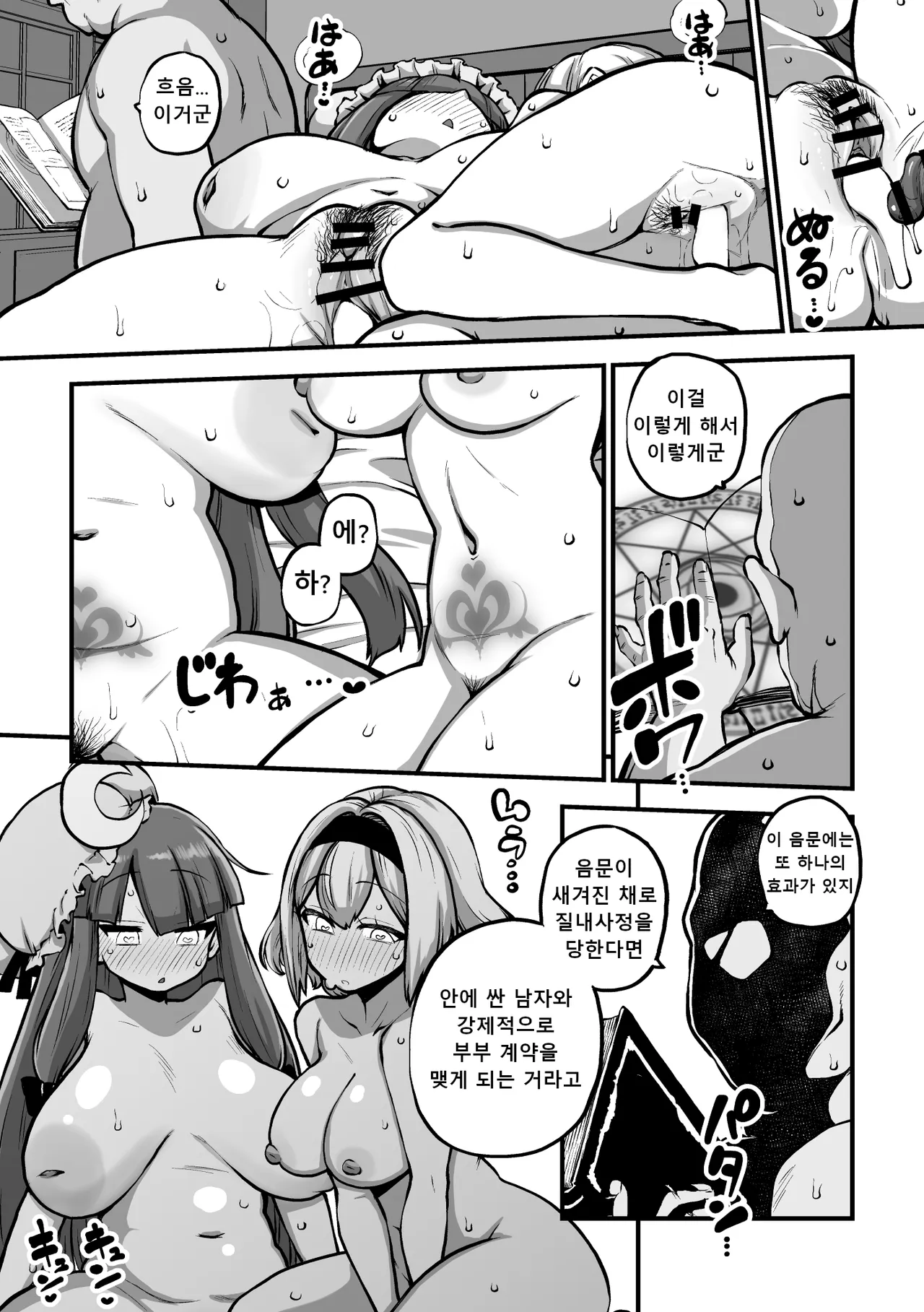 アリスとパチェと淫紋使いおじさん │앨리스랑 파츄리랑 음문사 아저씨 page 10 full