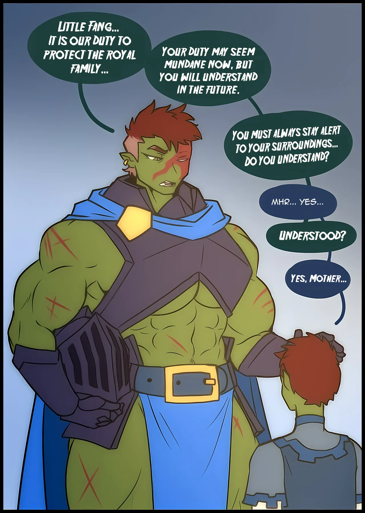 Princess X Orc Knight page 4 full