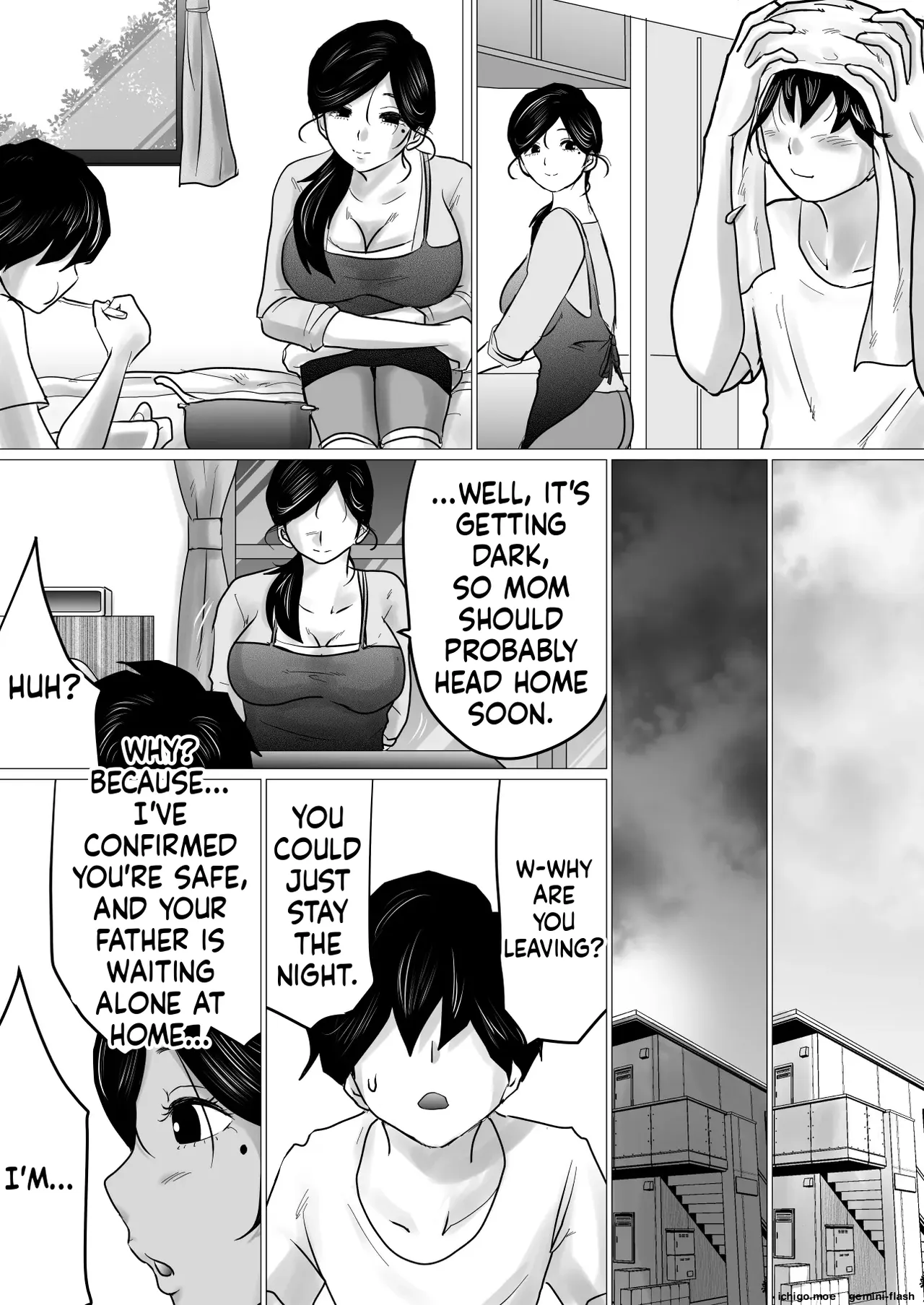 This Is The Story Of A Mother Who Ends Up Comforting Her Heartbroken Son With Her Body. page 11 full