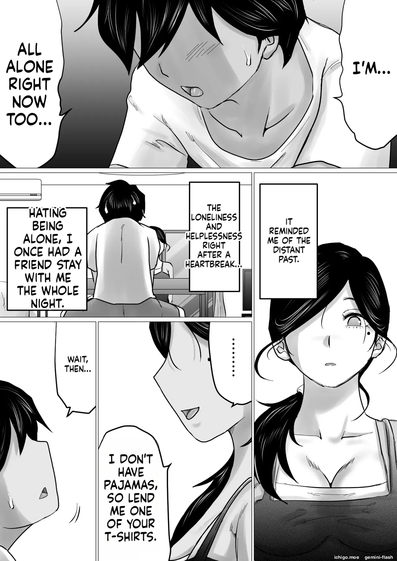 This Is The Story Of A Mother Who Ends Up Comforting Her Heartbroken Son With Her Body. page 12 full