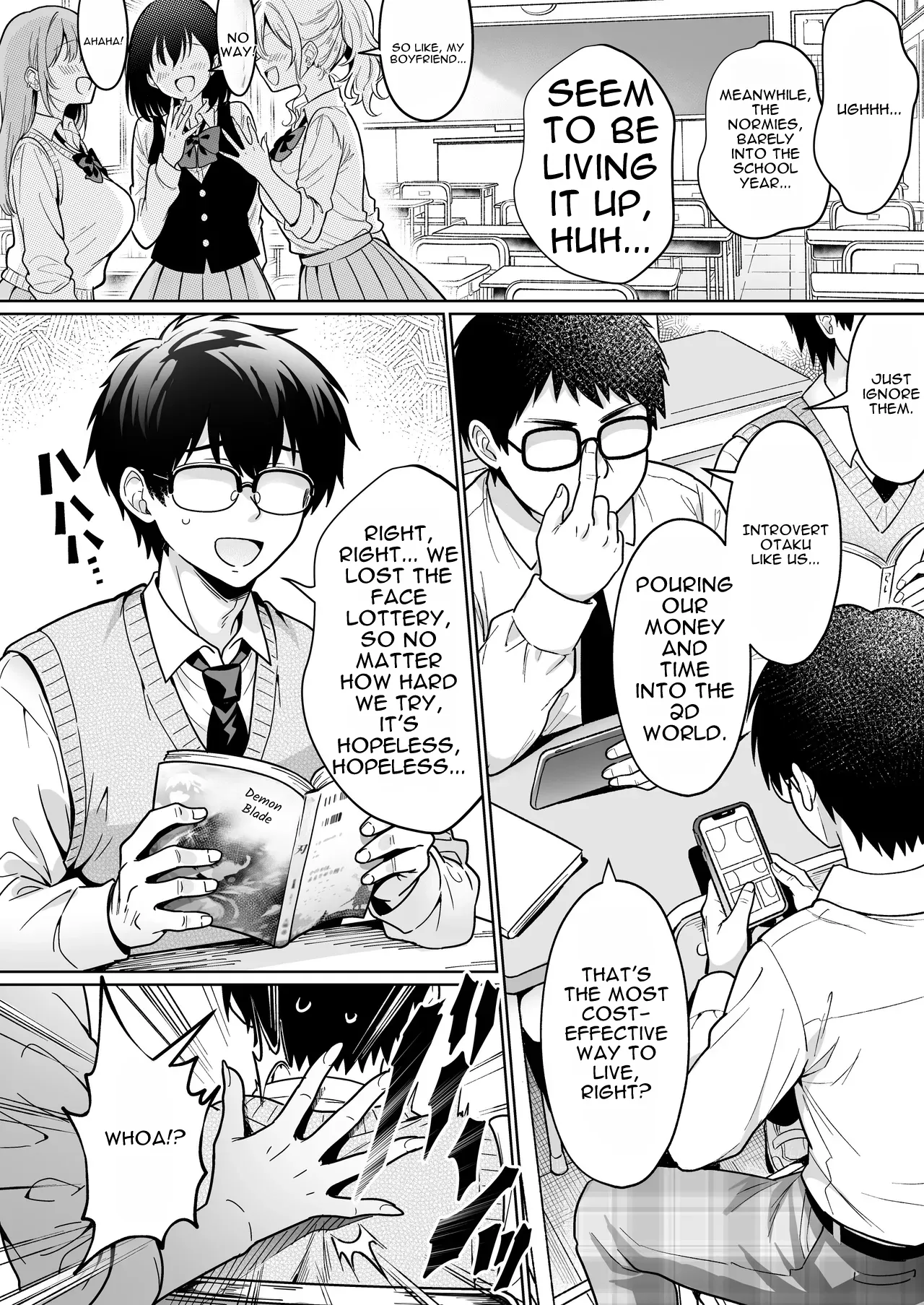 The Sexy-Cute Popular Girl Amase-san Is Only Interested in Me, the Introverted Otaku page 2 full