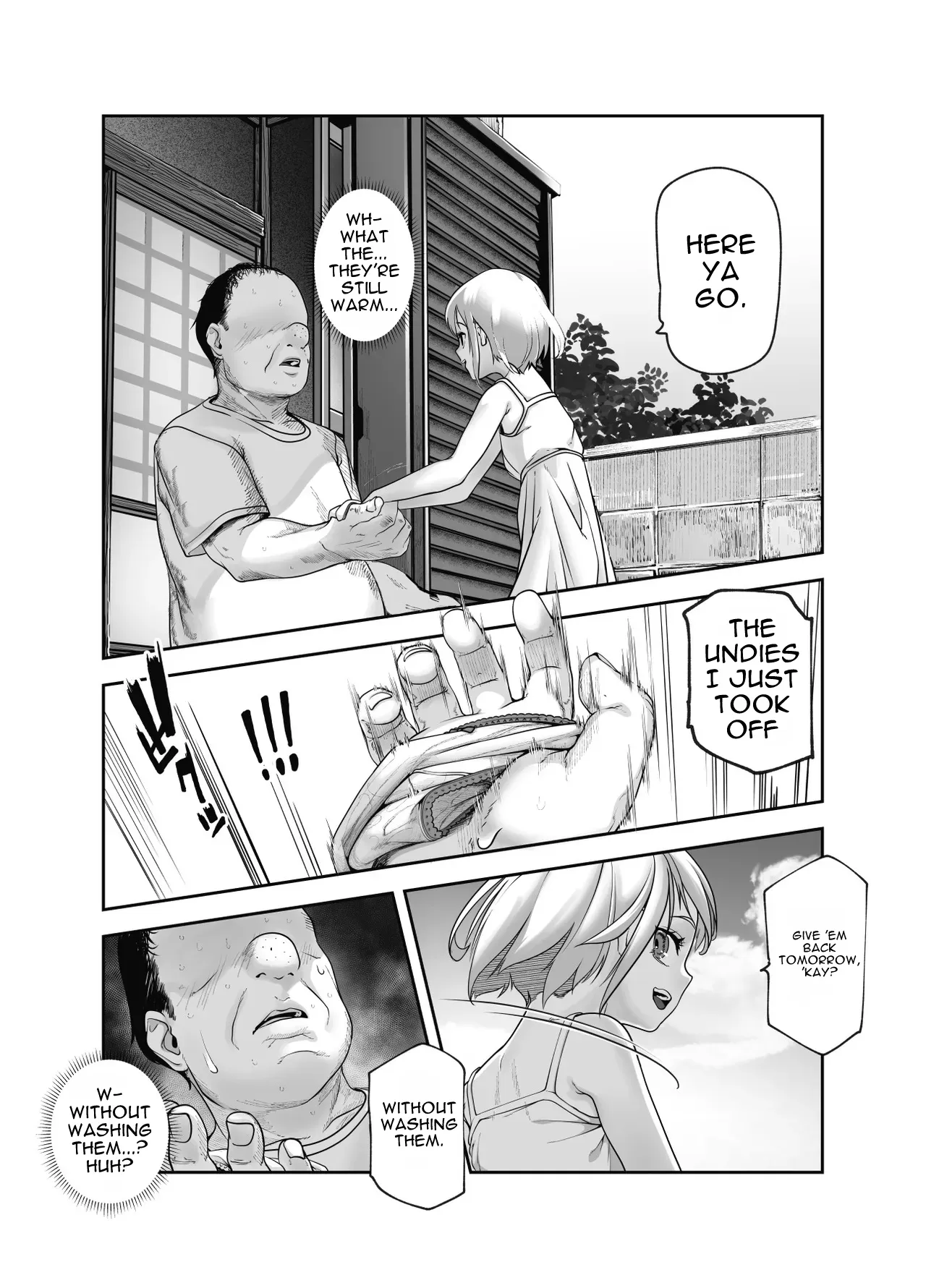 The Nice Guy and the Sketchy Neighborhood Kid Who Keeps Flashing Her Panties page 12 full
