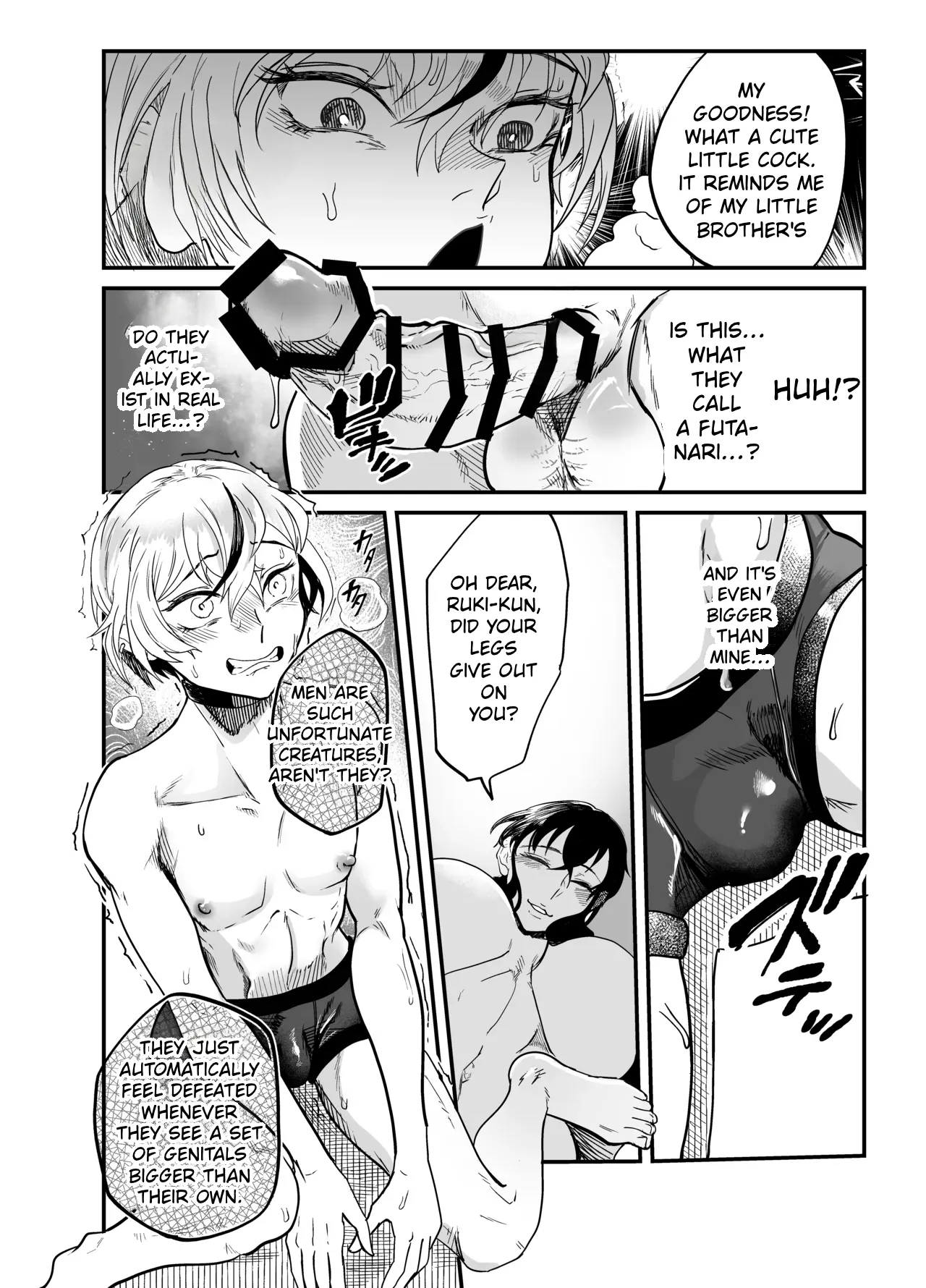 Josei Besshi-kun Futanari Haiboku Katei page 11 full