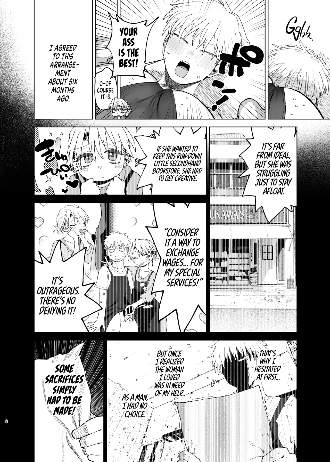 Dekaketsu PowerHara Tenchou ni Shiboraretai! 2 | I Want My Thick, Power-tripping Manager to Wring Me Dry! 2 page 7 full