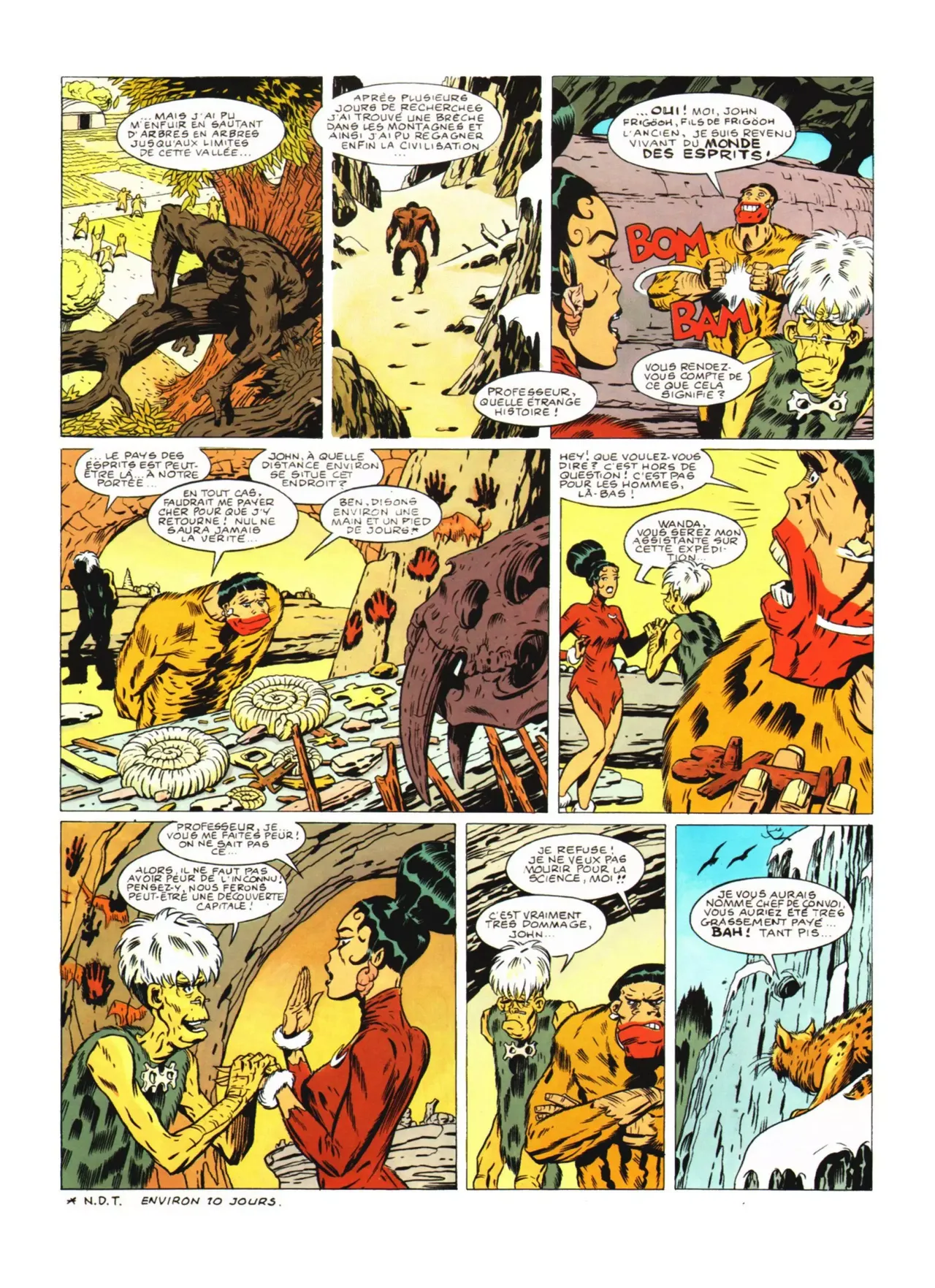 Dinosaur Bop #4 : Shaman blues page 11 full